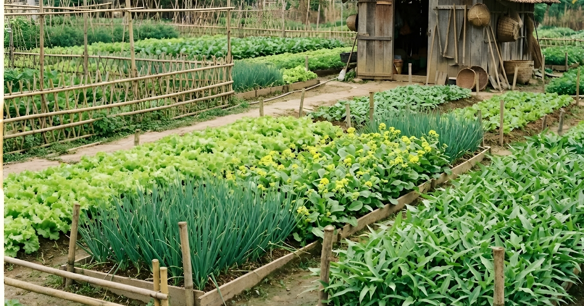Trồng rau bán Tết để tăng thu nhập